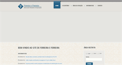 Desktop Screenshot of ferreiraadvocacia.com.br